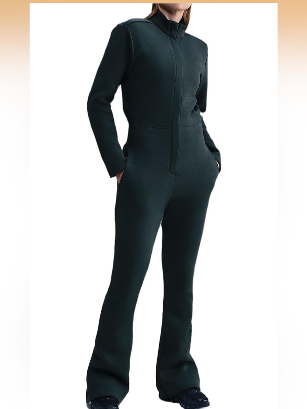 NWT Nike Sportswear Tech Fleece Jumpsuit Seaweed Green M